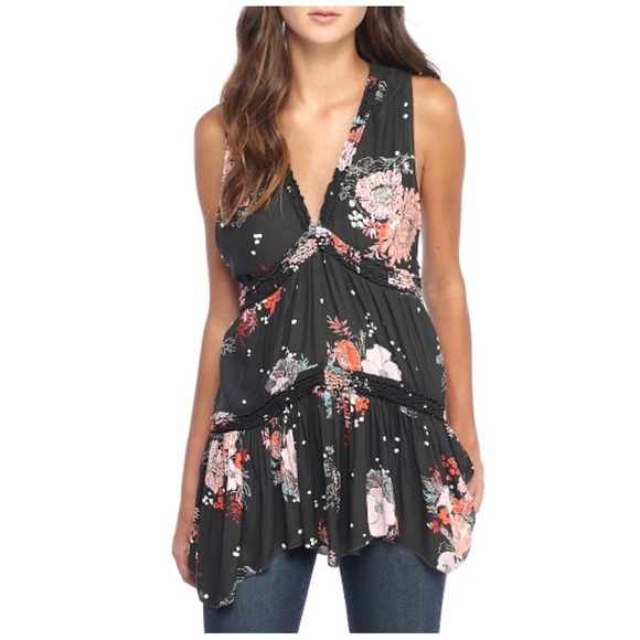 Free People Tops - Free People Purple Haze Bohemian Tunic Top